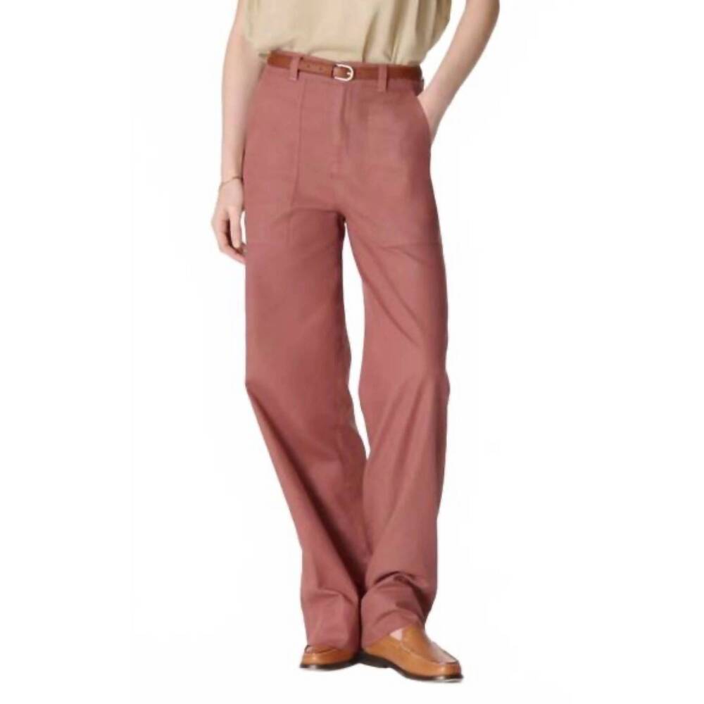 NEW VANESSABRUNO carlos trousers in terracotta